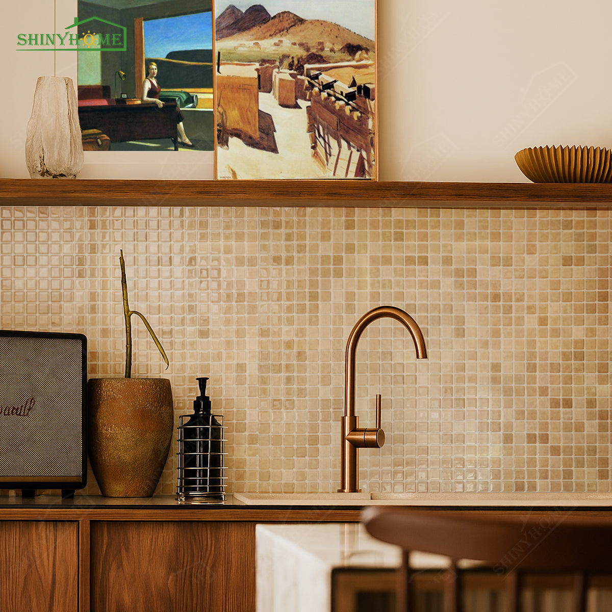 Mini Mosaico – Beige Miel