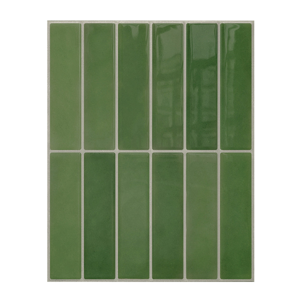 Azulejo lineal verde oliva