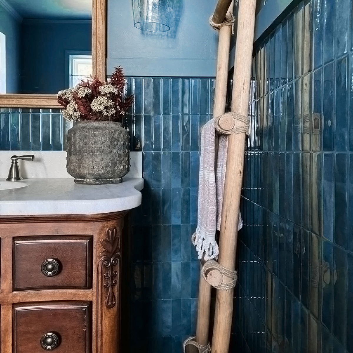 Azulejo Lineal Azul