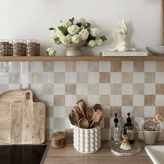 Café Cream Peel & Stick Gel Tile