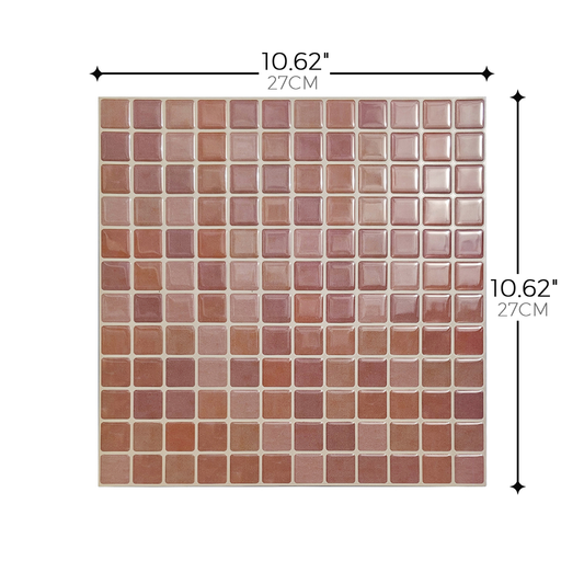 Mini Mosaic – Dusty Mauve Gradient
