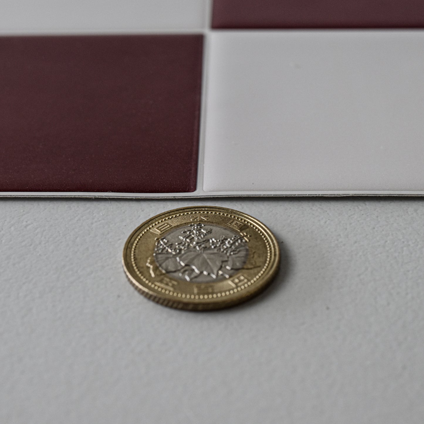 Checker Tile – Rose Wine