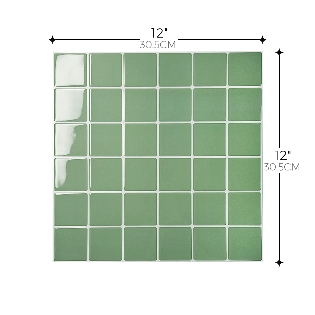 Classic Square – Sage green