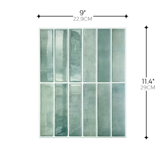 Linear Tile – Speckled Aqua