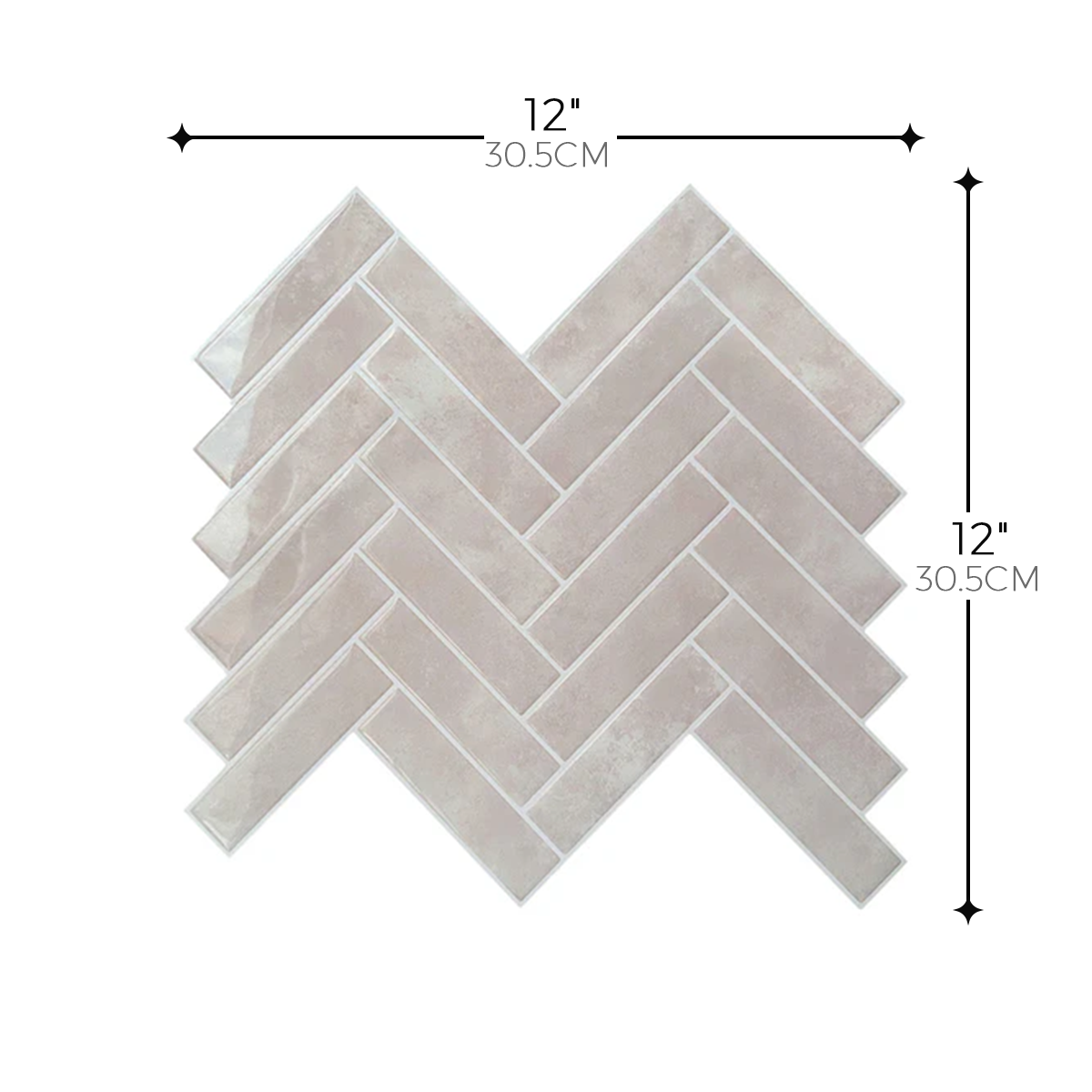 Herringbone Tile – Beige