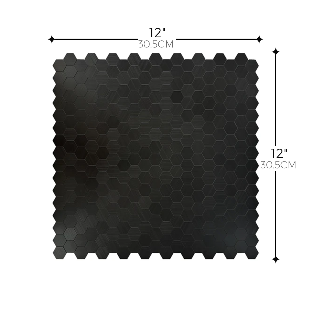 Metal Hex Masic – Modern Black