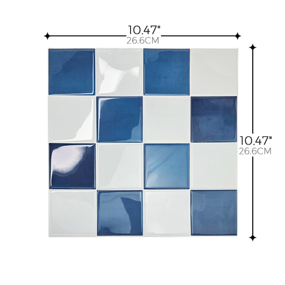 Checker Tile – Coastal Blue