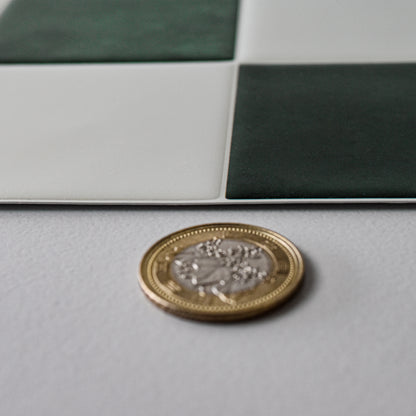 Checker Tile – Sage Green