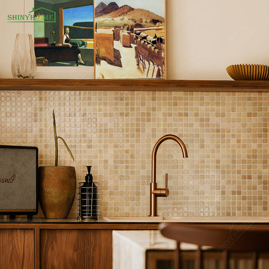 Mini Mosaic – Honey Beige