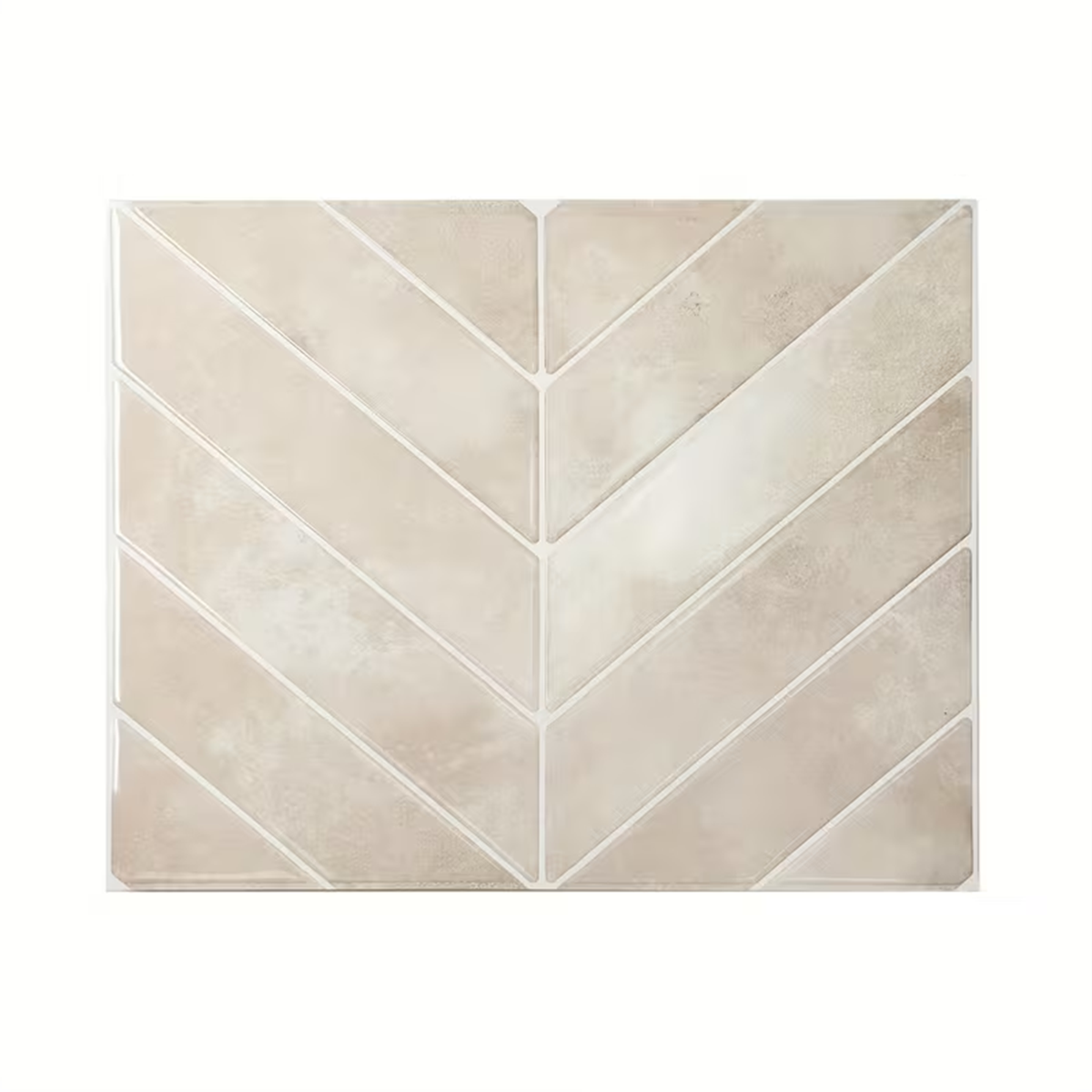 Herringbone Tile – Sand Beige