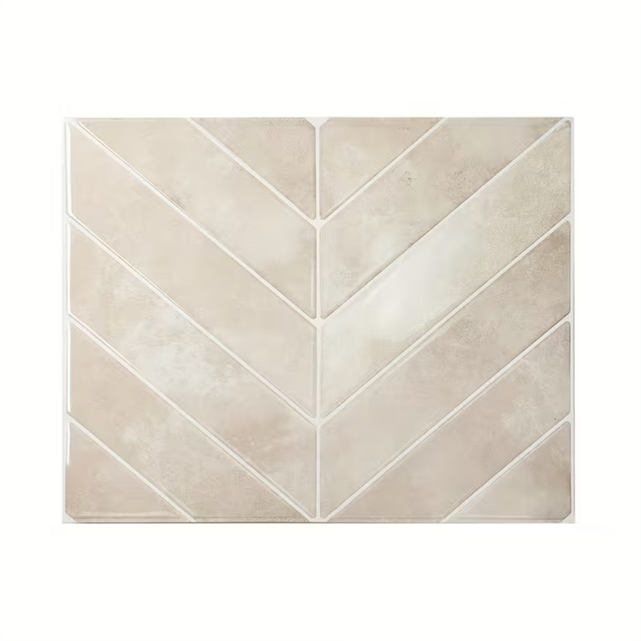 Herringbone Tile – Sand Beige