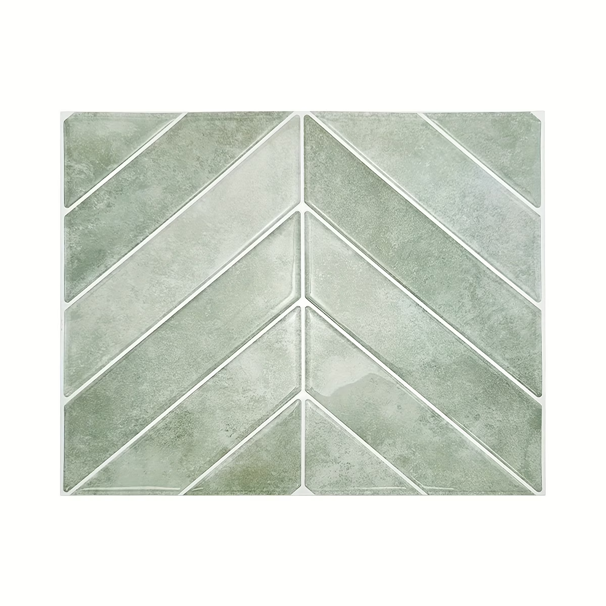 Herringbone Tile – Sage Green