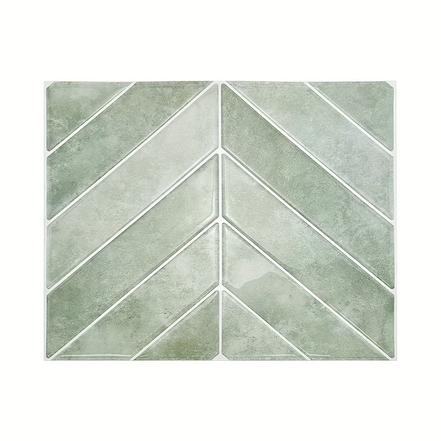 Herringbone Tile – Sage Green