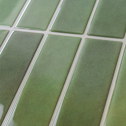 Linear Tile – Olive Green