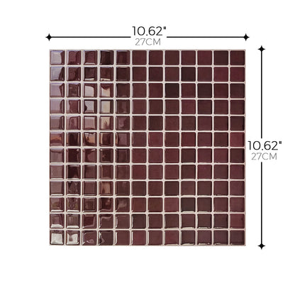 Mini Mosaic – Burgundy Wine