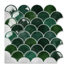 Fish Scale Tile – Emerald Tide