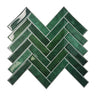 Herringbone Tile – Green