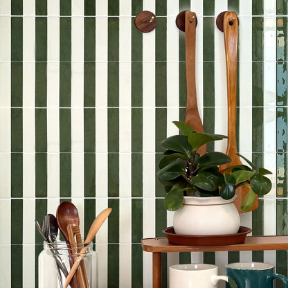 Linear Tile – Extra Thick Dark Green