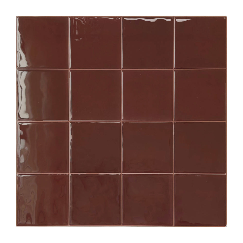 Classic Square – Burgundy Chocolate