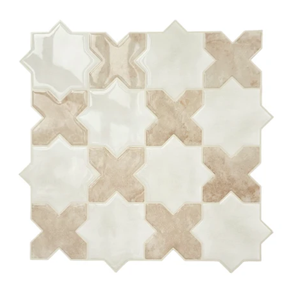 Moroccan Star – Ivory & Sand
