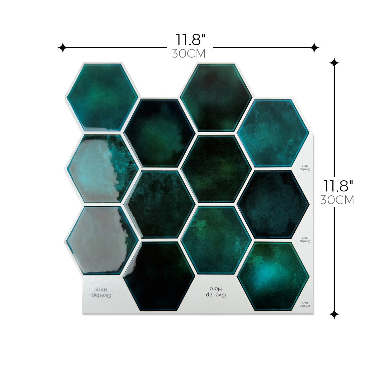 Hexagon Tile – Deep Ocean