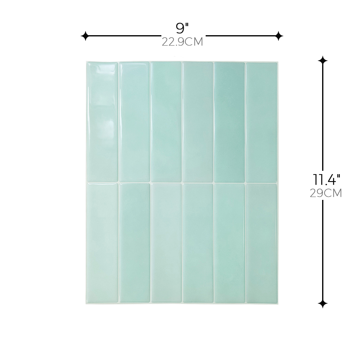 Linear Tile – Mint Green