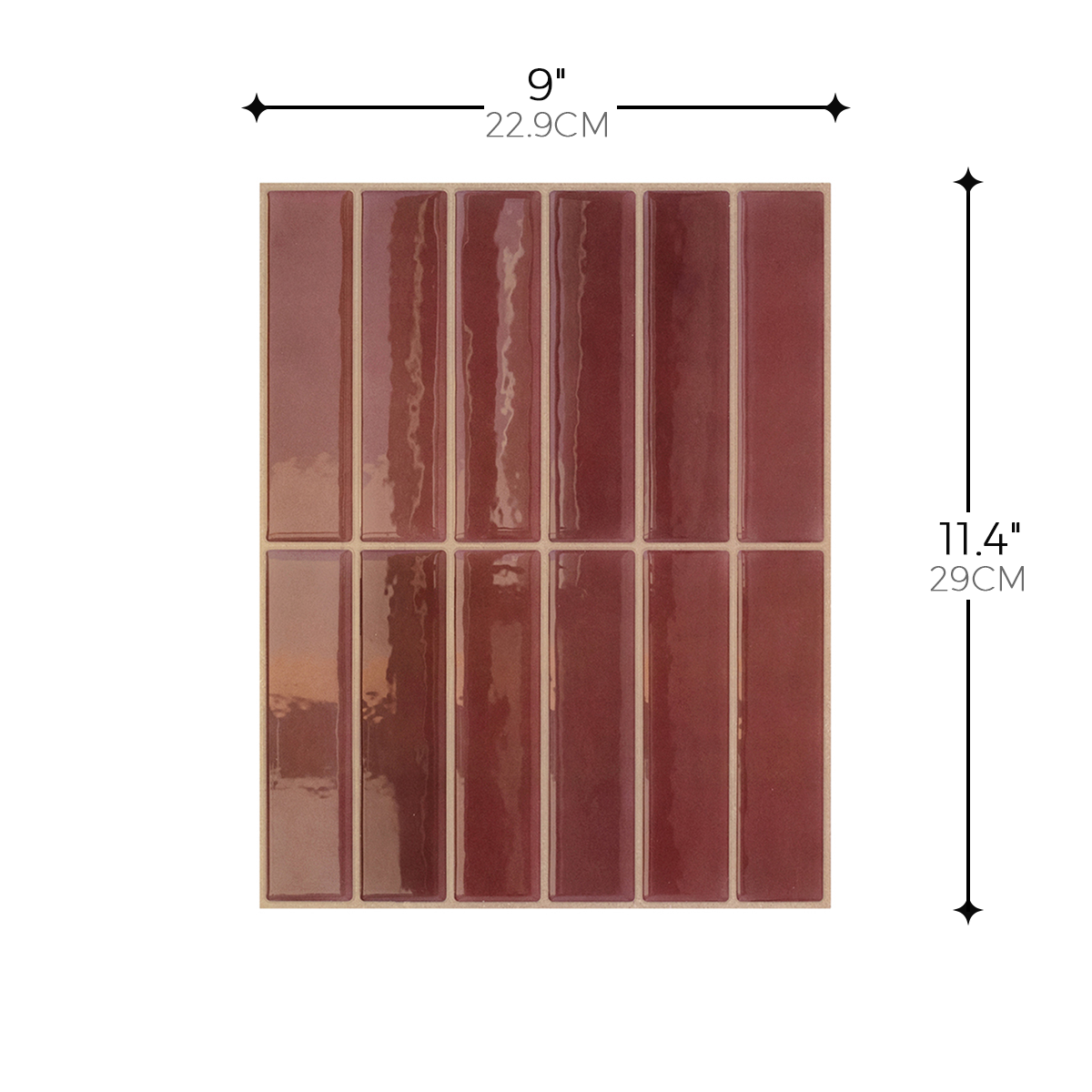 Linear Tile – Rose Clay