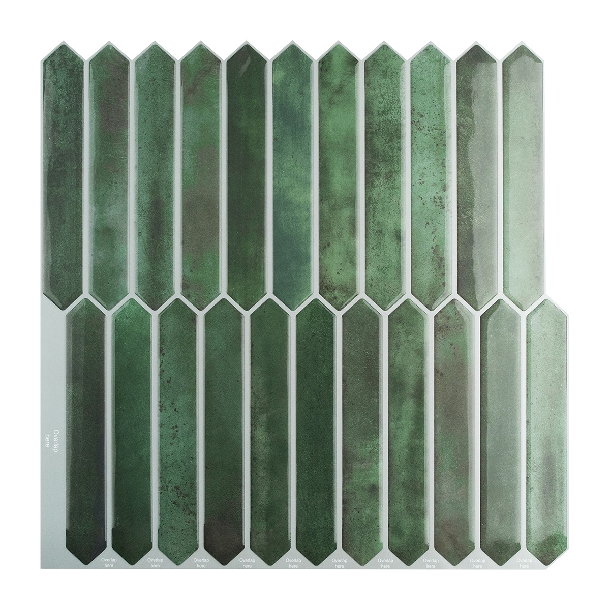 Picket Tile – Vintage Emerald Green