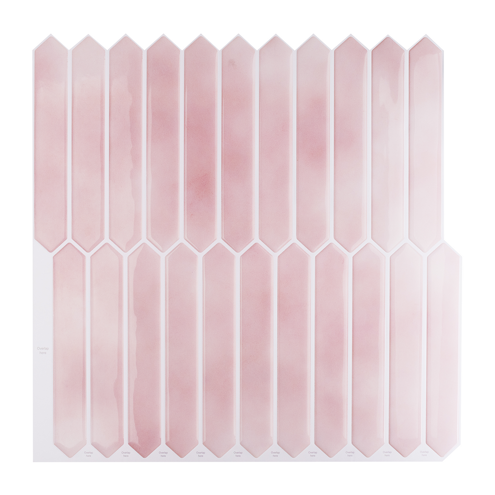 Picket Tile – Blush Watercolor Pink