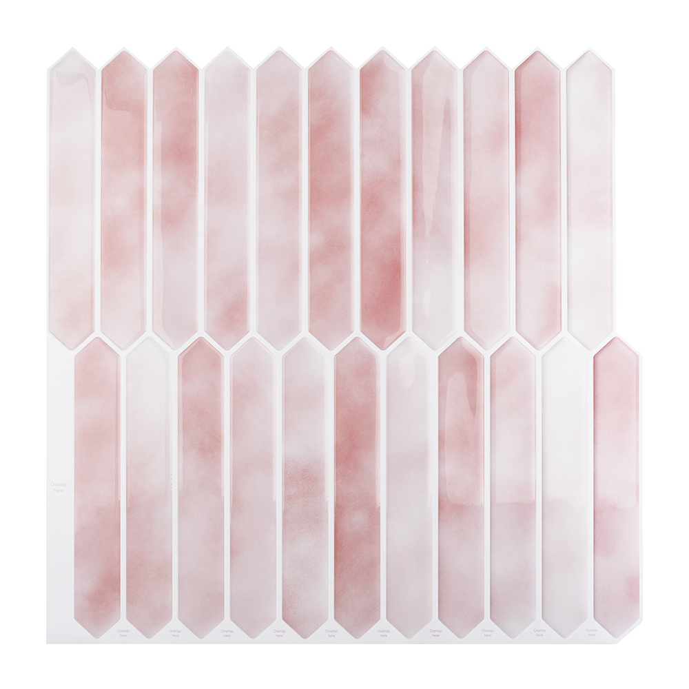 Picket Tile – Dusty Blush Watercolor Pink