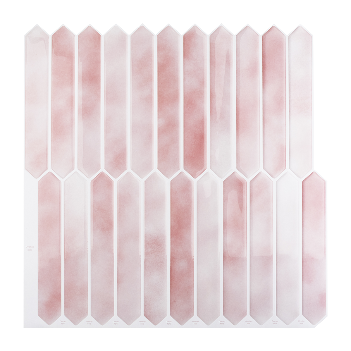 Picket Tile – Dusty Blush Watercolor Pink