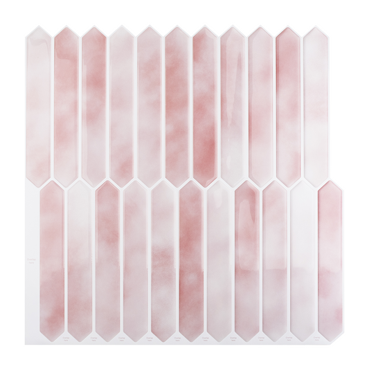 Picket Tile – Dusty Blush Watercolor Pink
