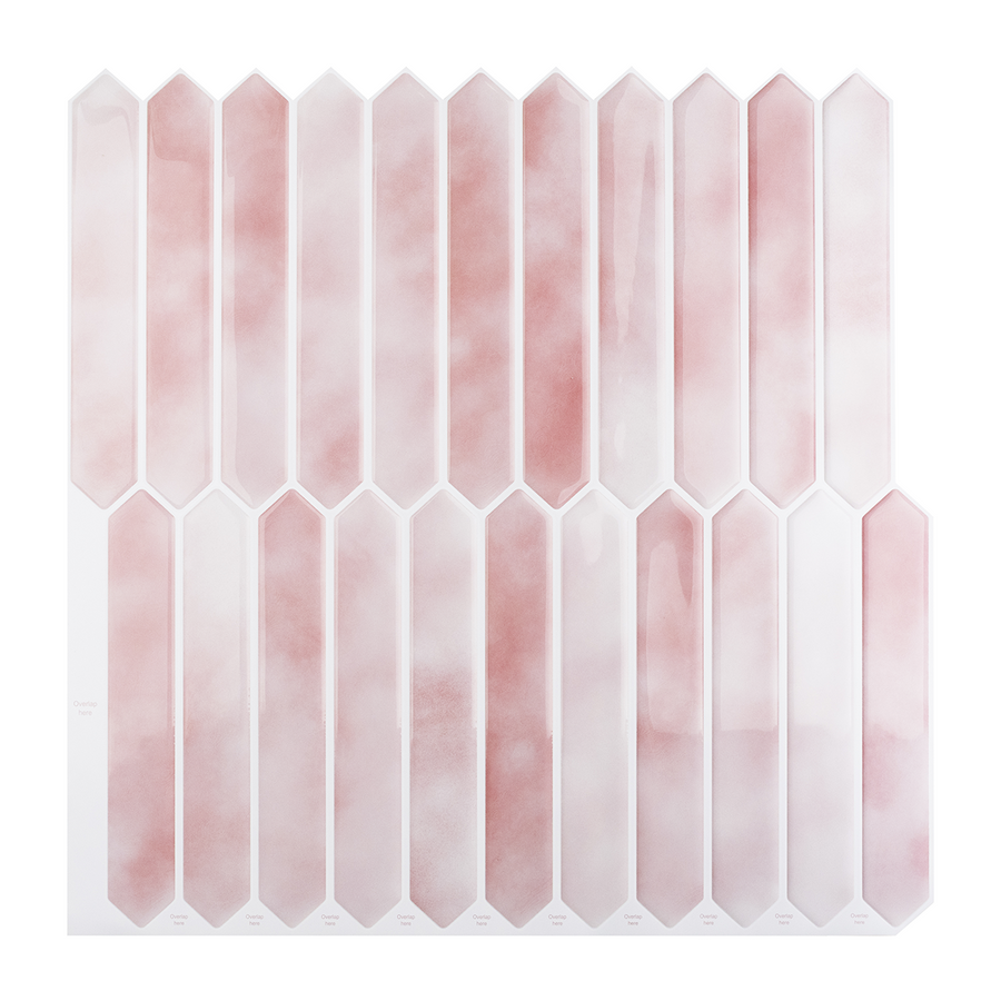 Picket Tile – Dusty Blush Watercolor Pink
