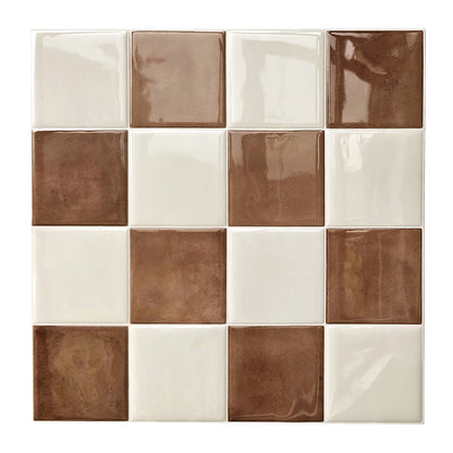 Baldosa a cuadros – Crema de cacao