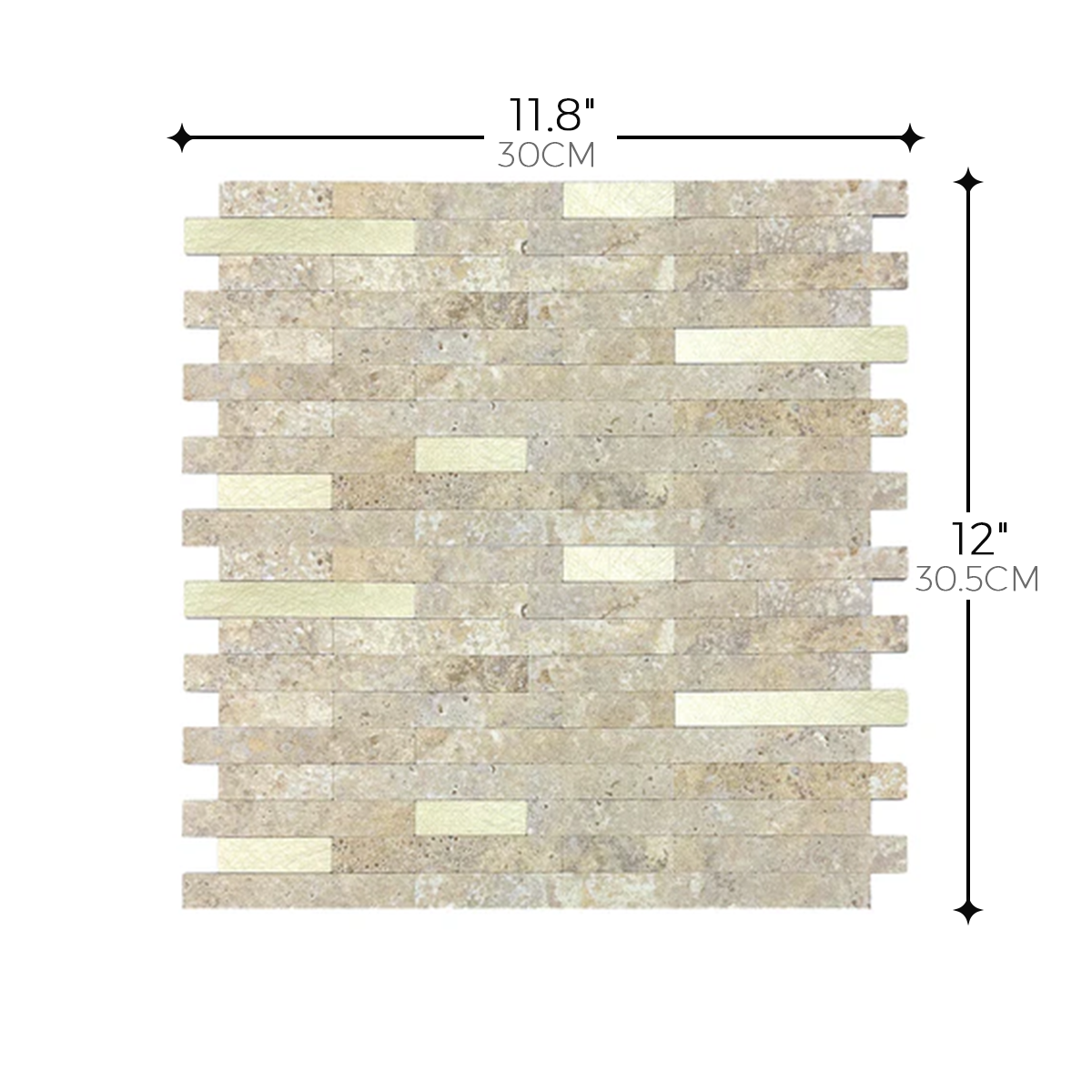 Mosaic Tile – Gold Rock-Texture