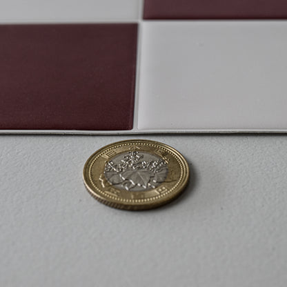 Checker Tile – Rose Wine