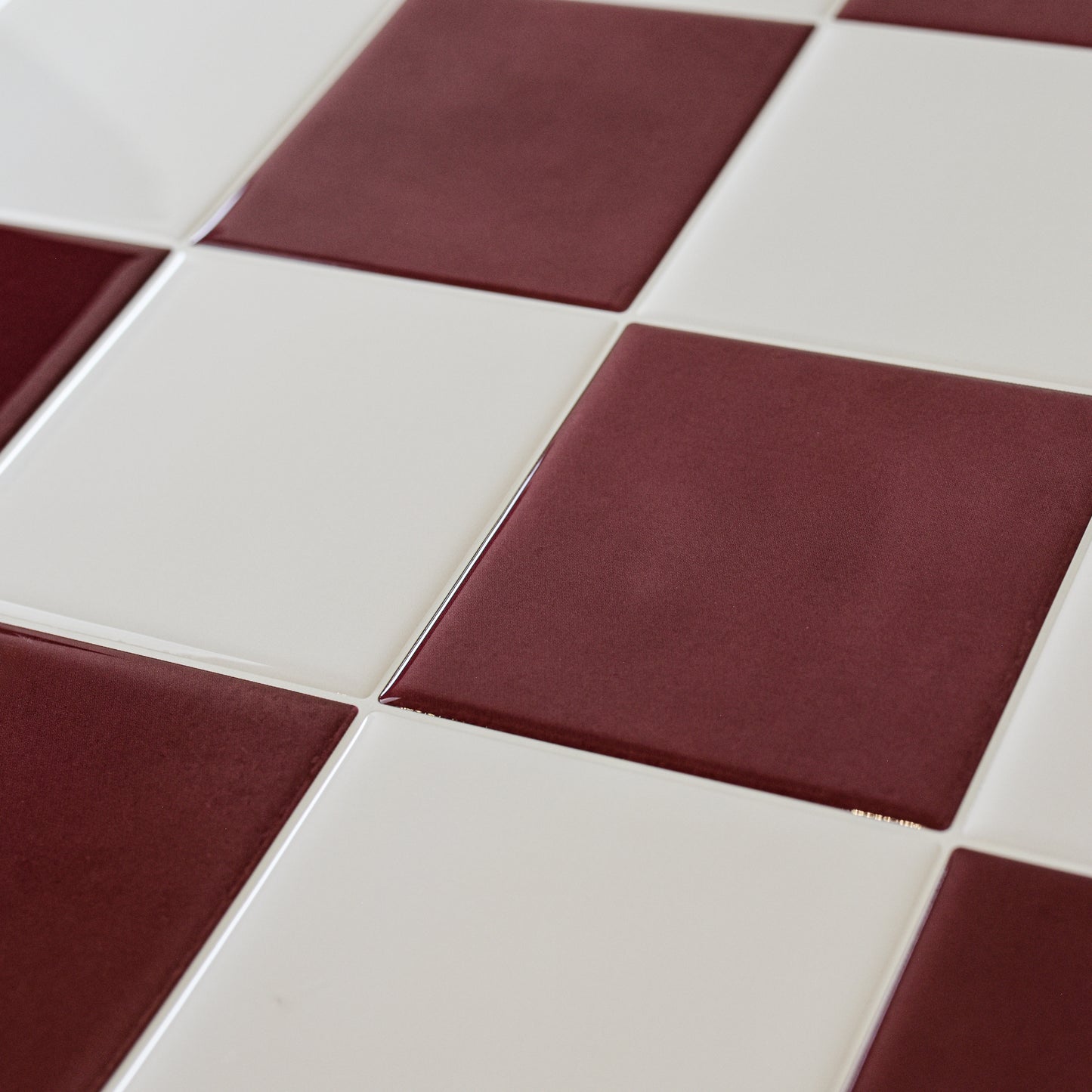 Checker Tile – Rose Wine