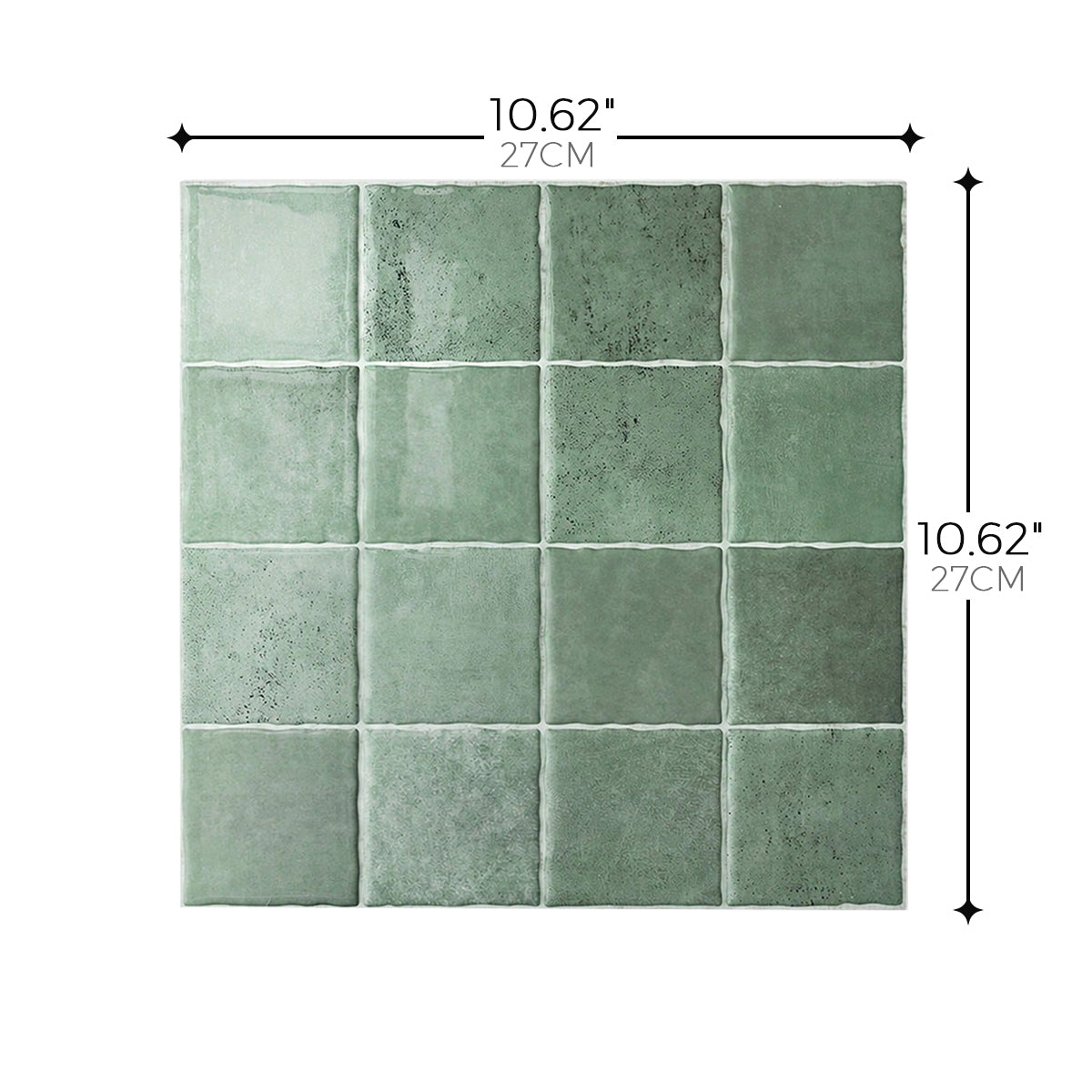 Classic Square – Sage Patina