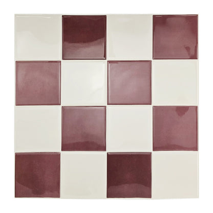 Mosaico de cuadros – Vino rosado