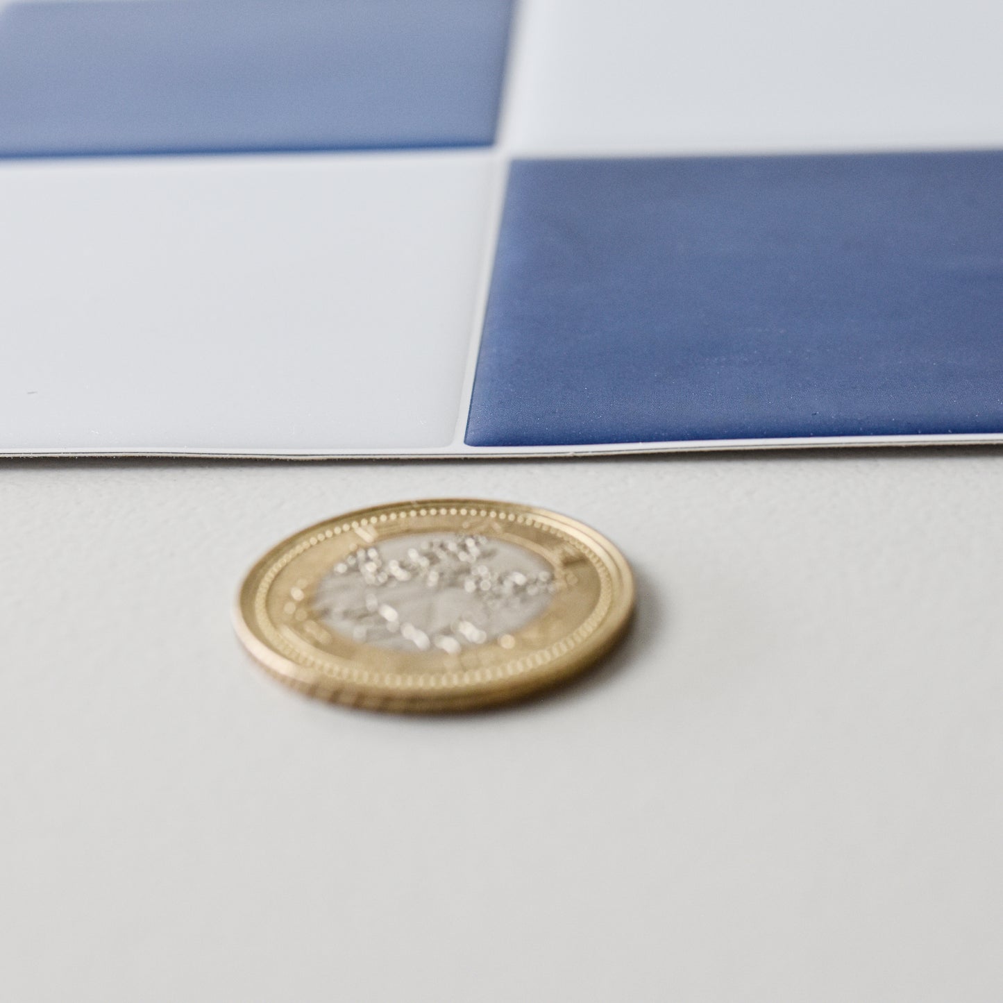 Checker Tile – Coastal Blue