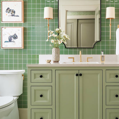 Classic Square – Sage green