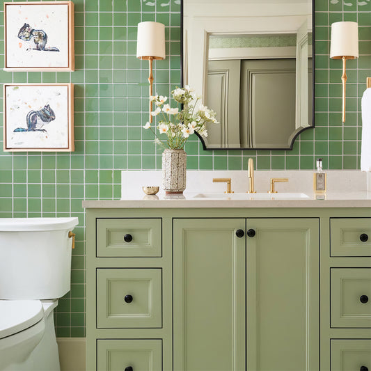 Classic Square – Sage green