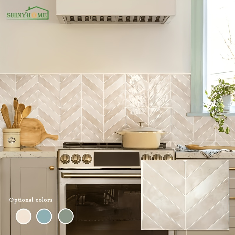 Herringbone Tile – Sand Beige