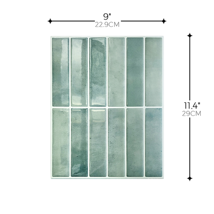 Linear Tile – Speckled Aqua