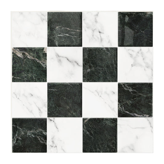 Checker Tile – Nero Marble