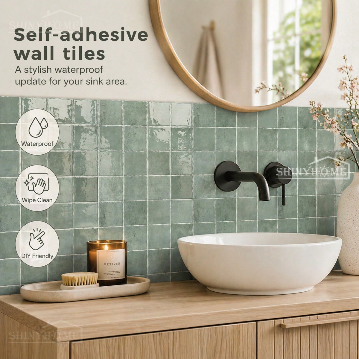 Classic Square – Sage Patina