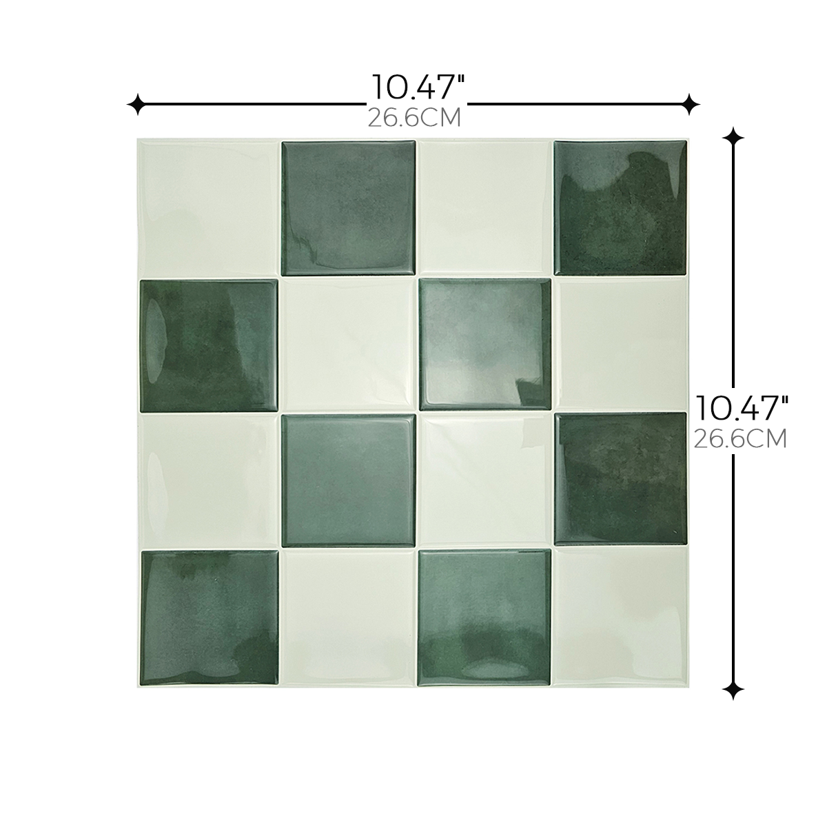 Checker Tile – Sage Green