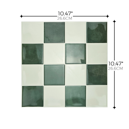Checker Tile – Sage Green