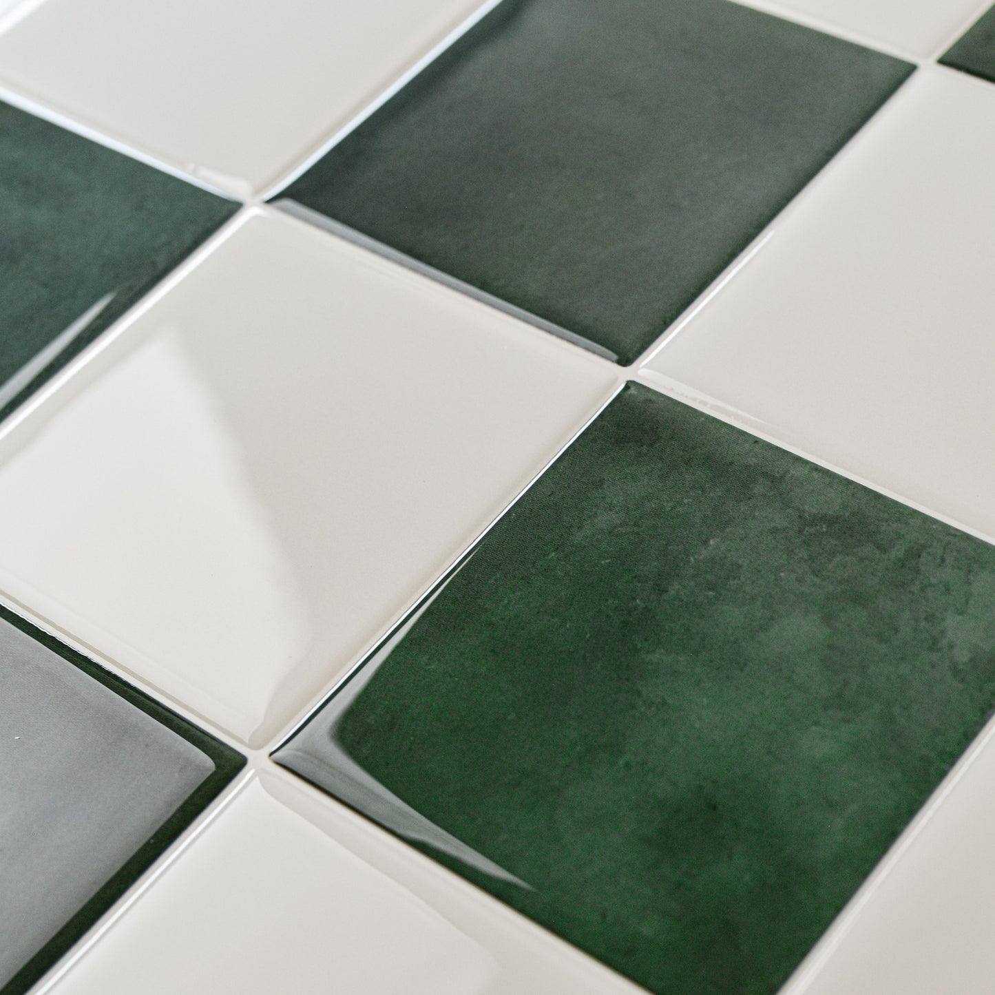 Checker Tile – Sage Green