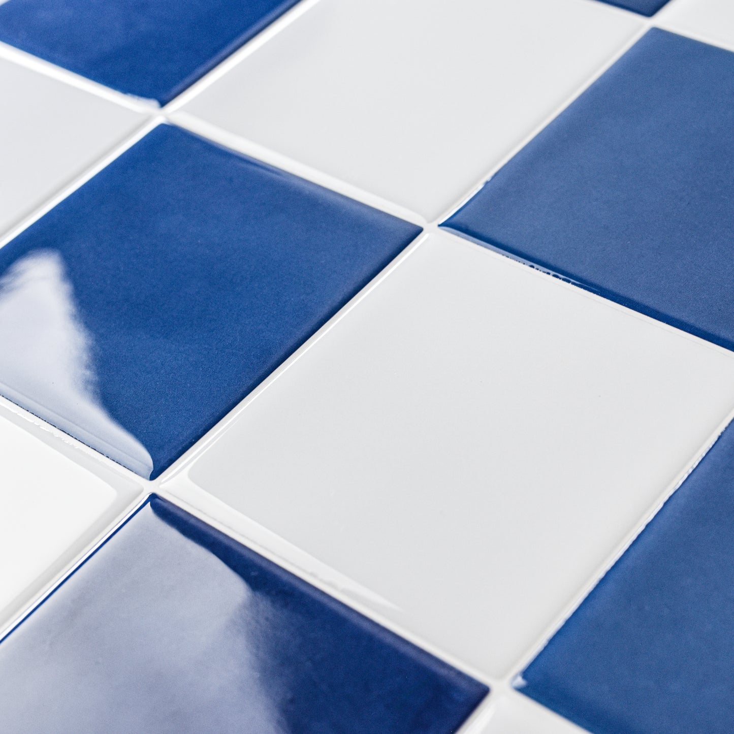 Checker Tile – Coastal Blue